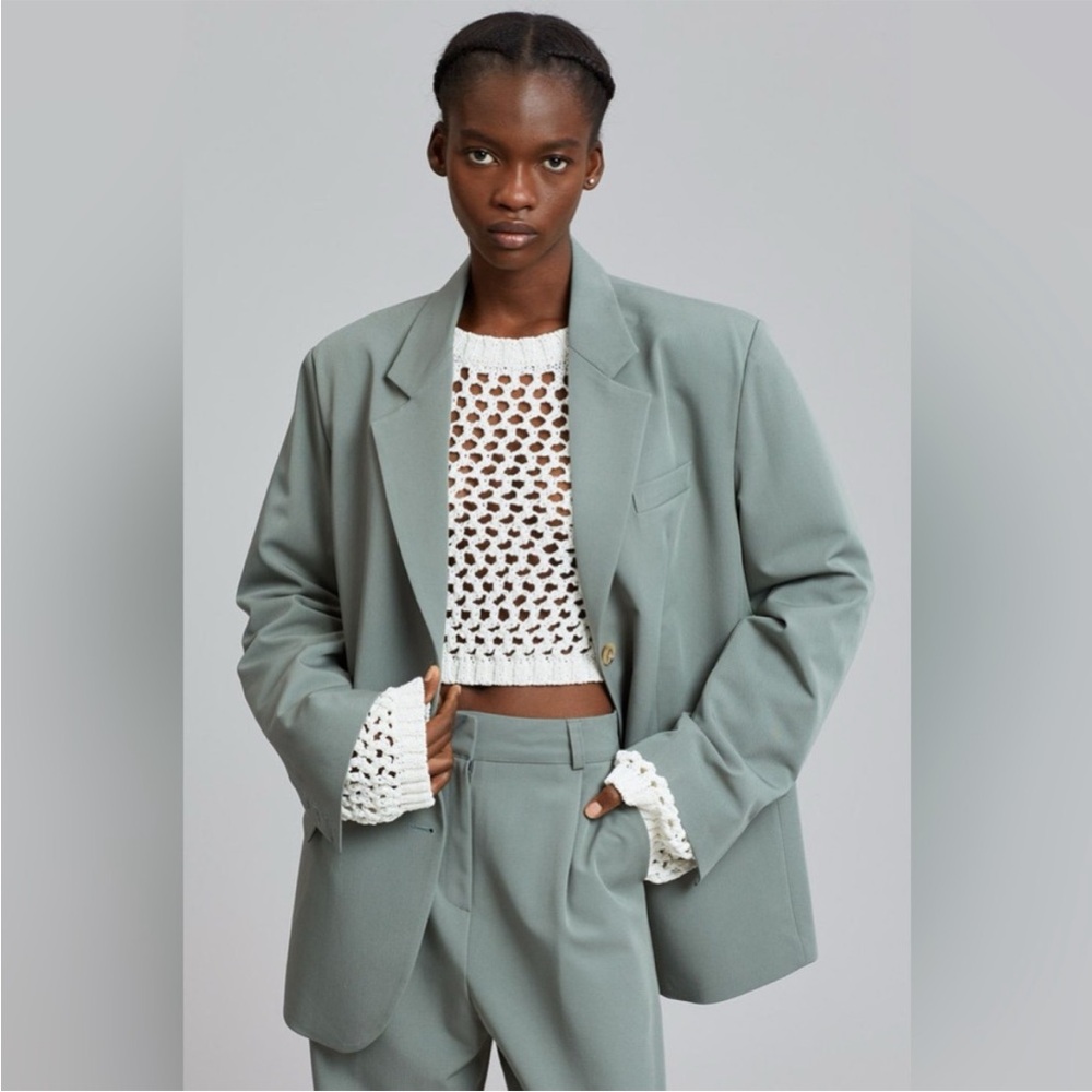 The Frankie Shop- Felola Blazer in Sage